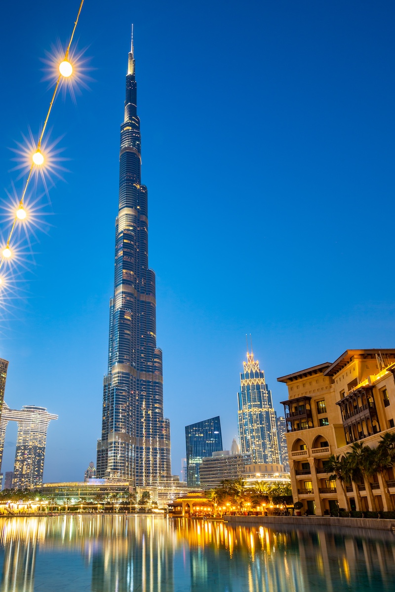 Beautiful View Of The Burj Khalifa At Dusk, Dubai, Uae